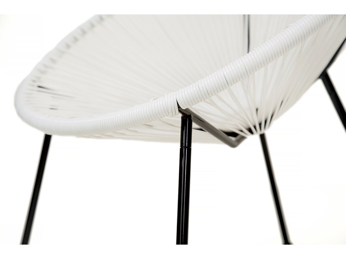 Set di 2 poltrone da giardino "Ania" - Bianco