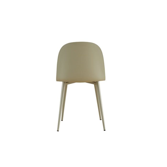 Sedia ''JASMON'' Cuscino in PU Grigio-Verde, dimensioni H81 x L51 x P44, ideale per la tua cucina o sala da pranzo.