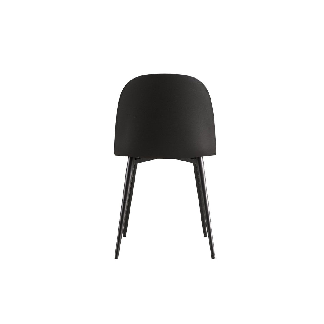 Sedia ''JASMON'' cuscino in PU Nero, dimensioni H81 x L51 x P44, ideale per la tua cucina o sala da pranzo.
