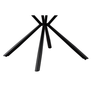 Sedia LUCIA Bouclé Grigio Schienale in PU Grigio chiaro, dimensioni H82.5 x L62 x P63, per cucina o sala da pranzo.