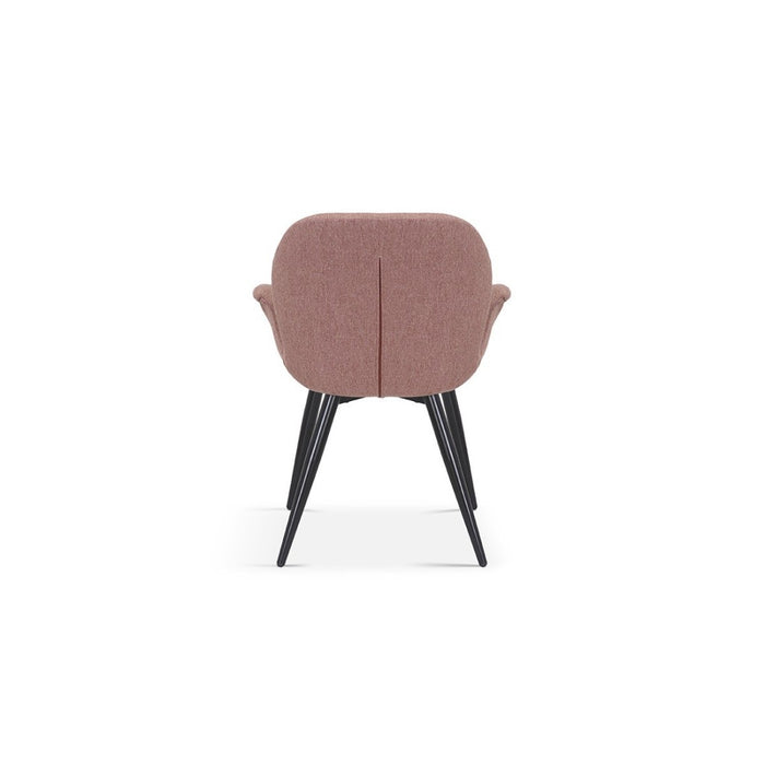 Sedia MAXIMA Tessuto Rosa, dimensioni H85 x L64 x P60, ideale per la tua cucina o sala da pranzo.