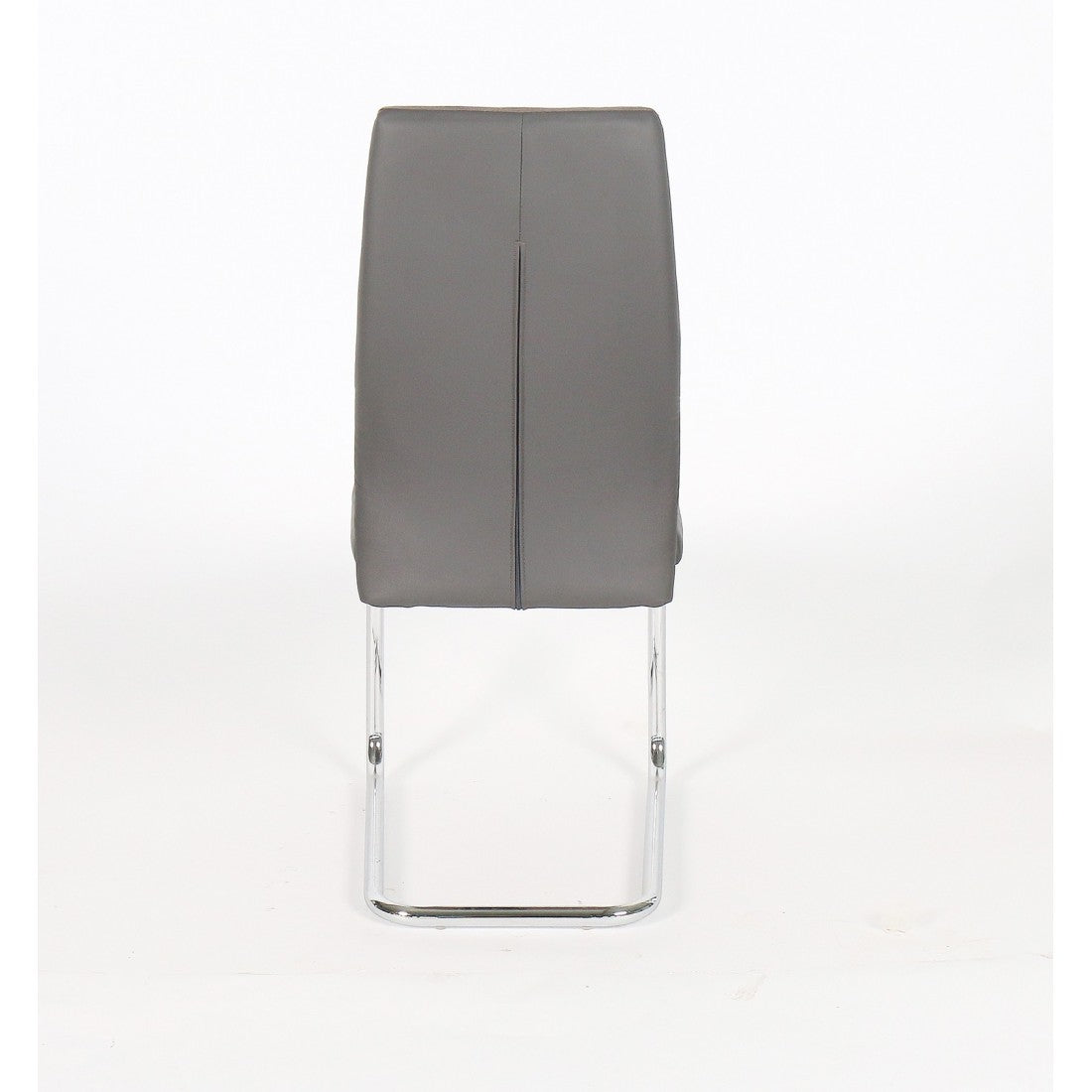 Sedie OLIVIER design in metallo e tessuto colore grigio - Set di 4