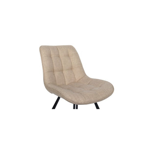 Sedia PALMA – Tessuto beige – L51 x H80 x P61 cm – Comfort ed eleganza