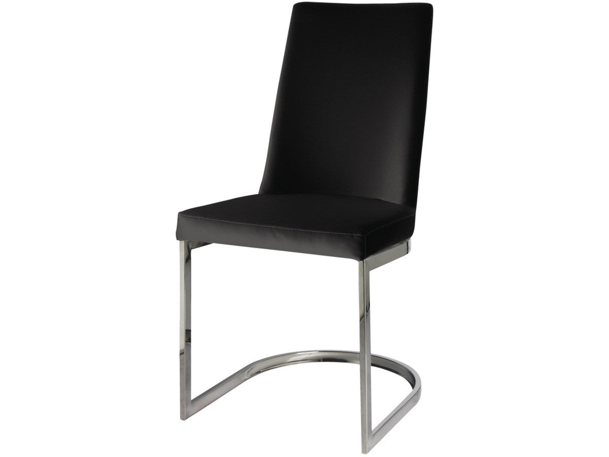 Sedia "Rotonda" - Nera - Set di 2