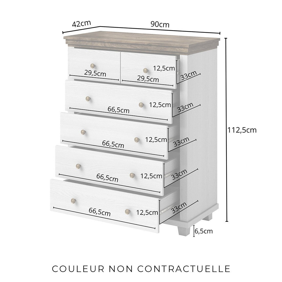 Camera da letto ASSIA: Armadio 200cm, Letto 160x200, cassettiera, comodini. Colori verde kaki e rovere.