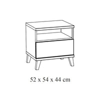 Camera per bambino LOUISE, letto trasformabile da 60x120 a 90x200, armadio, fasciatoio e comodino