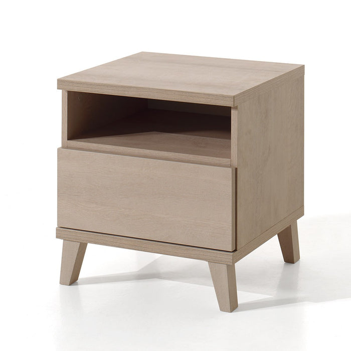 Camera per bambino LOUISE, letto trasformabile da 60x120 a 90x200, armadio, fasciatoio e comodino