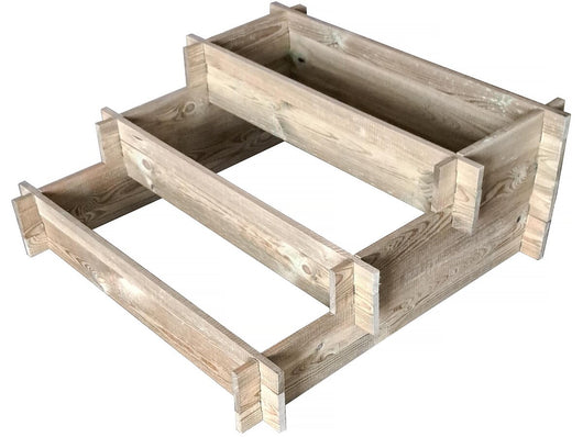 Orto "Utopia" con gradini - 90 x 90 x 35 cm