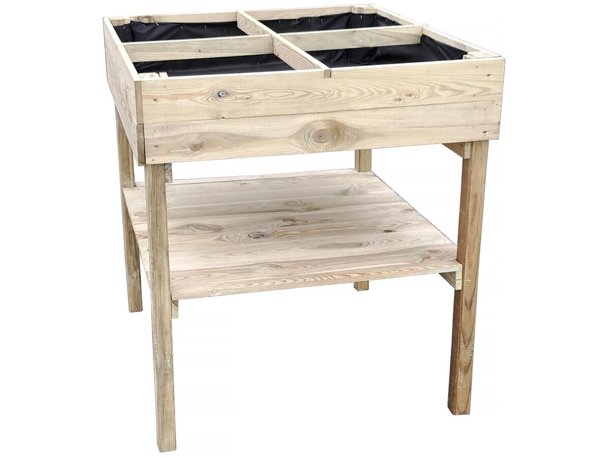 Orto rialzato in legno "Naturalia" - 80 x 80 x 100 cm