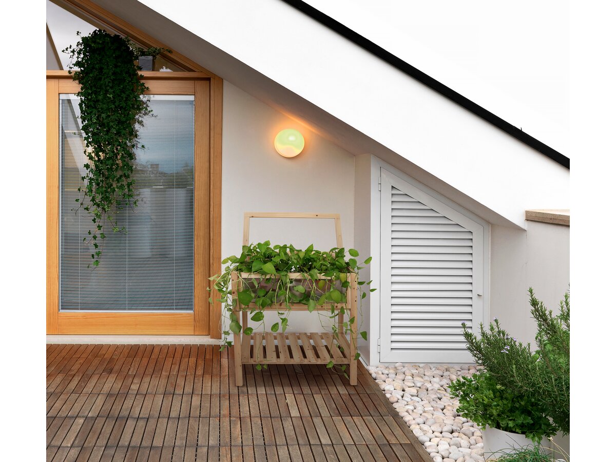 Orto in cassetta quadrata in legno con piedi "rose" - 78 x 40 x 79,5 cm