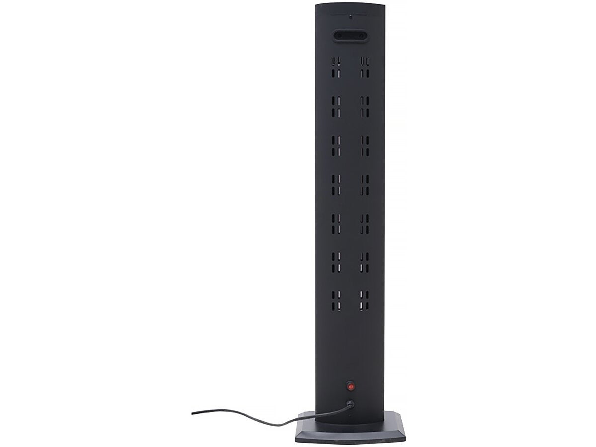 Riscaldatore elettrico radiante "Tornado" - 2000W - Nero