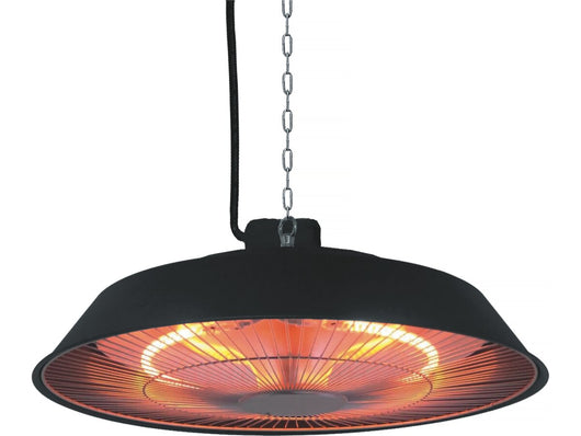 Riscaldatore elettrico sospeso- 1500W - Nero