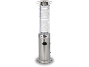 Ombrellone riscaldante / fungo riscaldante a gas Flamma colore Acciaio