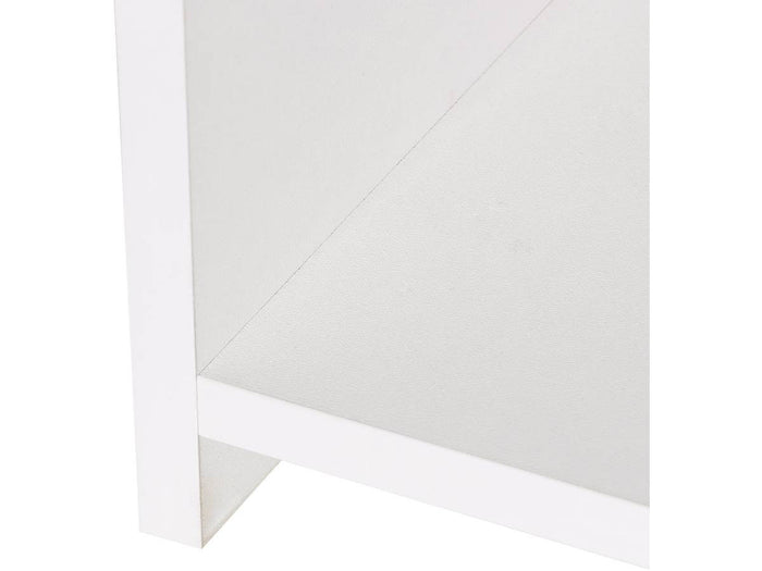 Comodino "York" - 2 vani - Bianco