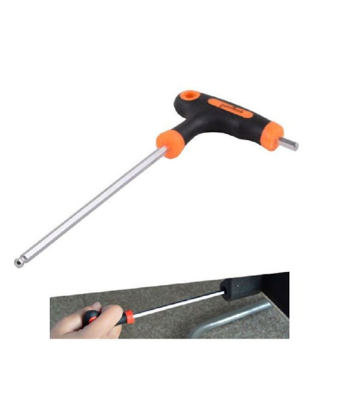 Chiave A Brugola T Trapezoidale Punta Tonda 8x200mm Impugnatura Ergonomica 91800         