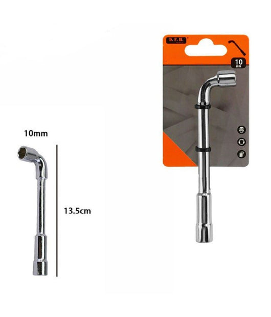 Chiave A Bussola A Pipa Bocca Esagonale Cromo Vanadio Acciaio Da 10 Mm 60231         