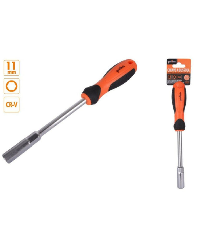 Chiave A Bussola Esagonale 11mm Cacciavite Cr-v Con Impugnatura Ergonomica 94867         