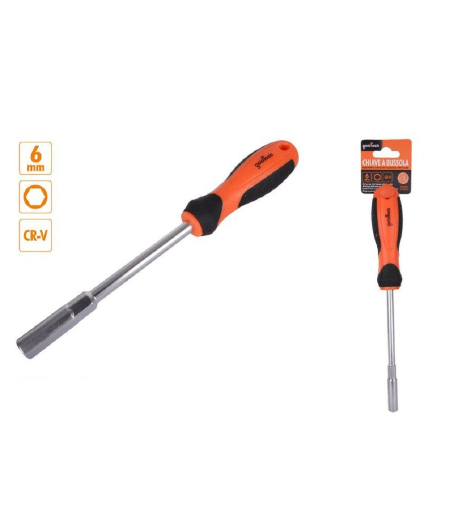 Chiave A Bussola Esagonale 6 Mm Cacciavite Cr-v Con Impugnatura Ergonomica 94863         