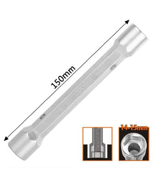 Chiave A Bussola Tubo Esagonale Da 150 Mm Doppie Bocche Esagonali 14-15 Mm 97551         