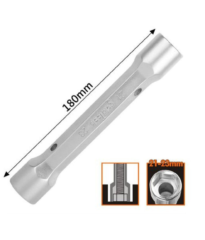 Chiave A Bussola Tubo Esagonale Da 180 Mm Doppie Bocche Esagonali 21-23 Mm 97555         