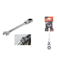 Chiave A Cricchetto Combinata 12mm Testa Pieghevole Cromo Vanadio Utensile 91734         