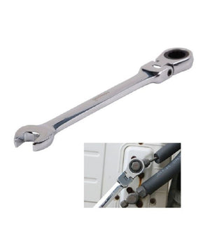 Chiave A Cricchetto Combinata 12mm Testa Pieghevole Cromo Vanadio Utensile 91734         