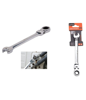 Chiave A Cricchetto Combinata 13mm Testa Pieghevole Cromo Vanadio Utensile 91735         