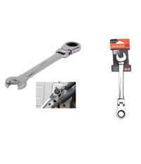 Chiave A Cricchetto Combinata 19mm Testa Pieghevole Cromo Vanadio Utensile 91740         