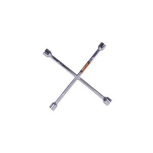 Chiave a crociera Brixo per auto – Bocche esagonali 17-21 e 19-23 mm in acciaio cromato