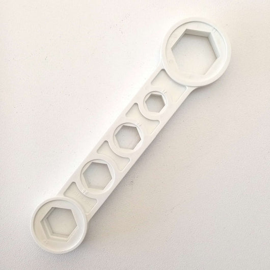 Chiave antigraffio universale per montaggio radiatori