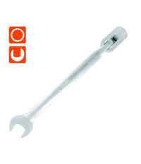 Chiave Combinata 17mm Fissa E A Bussola Poligonale Con Snodo Cromo Vanadio 97565         