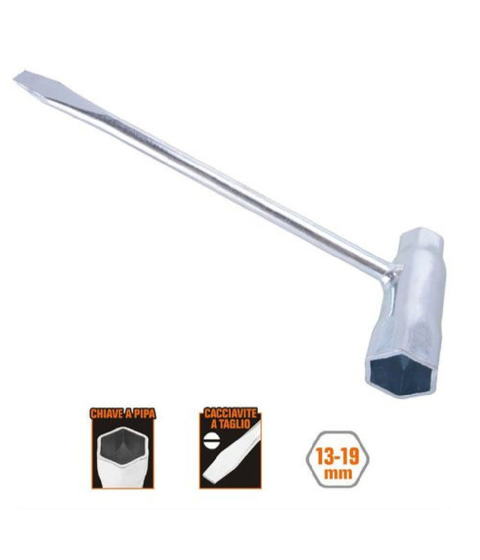 Chiave Combinata Per Candele A Pipa 13-19 Mm Cacciavite A Taglio Motoseghe 57257         