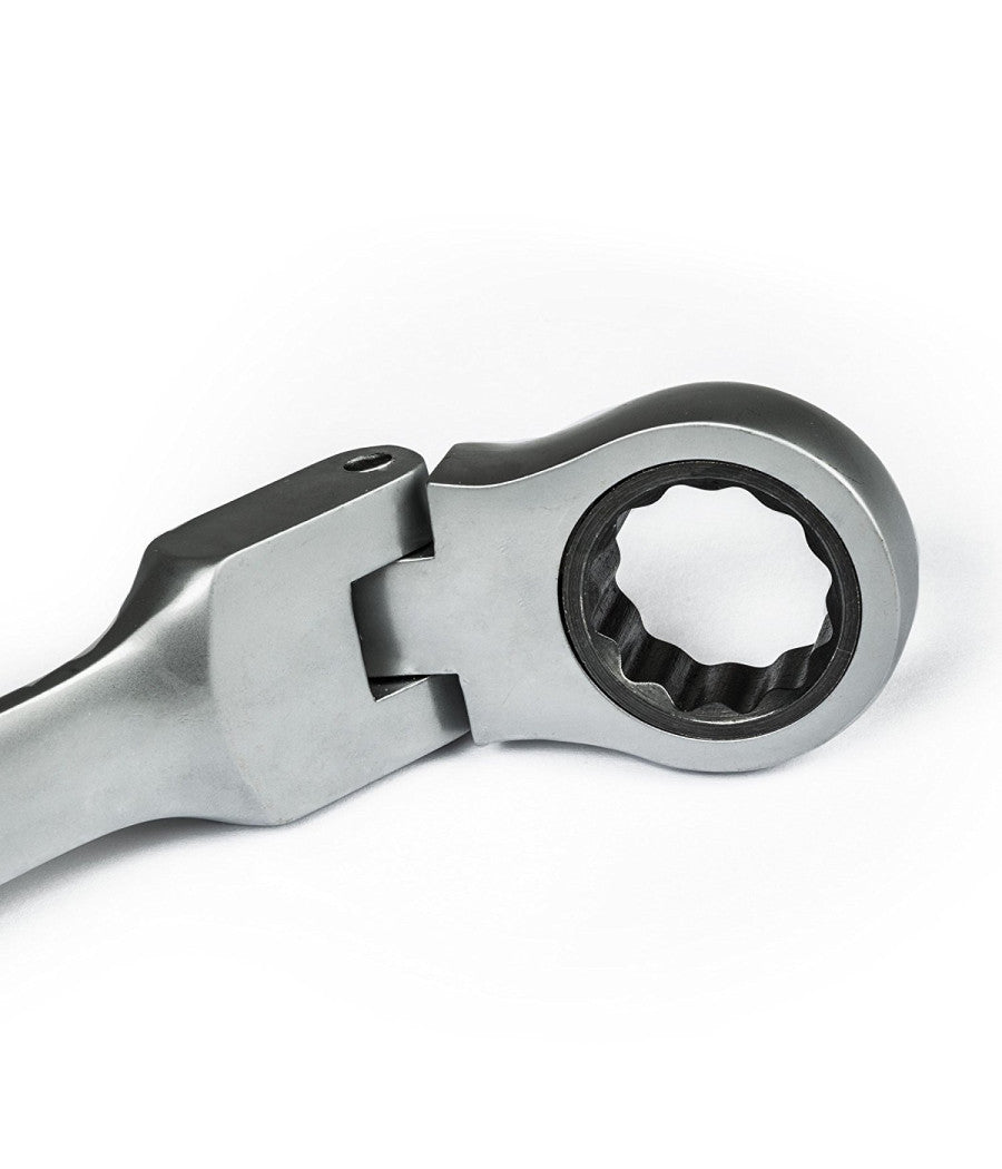 Chiave Combinate A Cricchetto Chrome Vanadium Con Testa Snodabile Misura Mm     -13 Mm   -