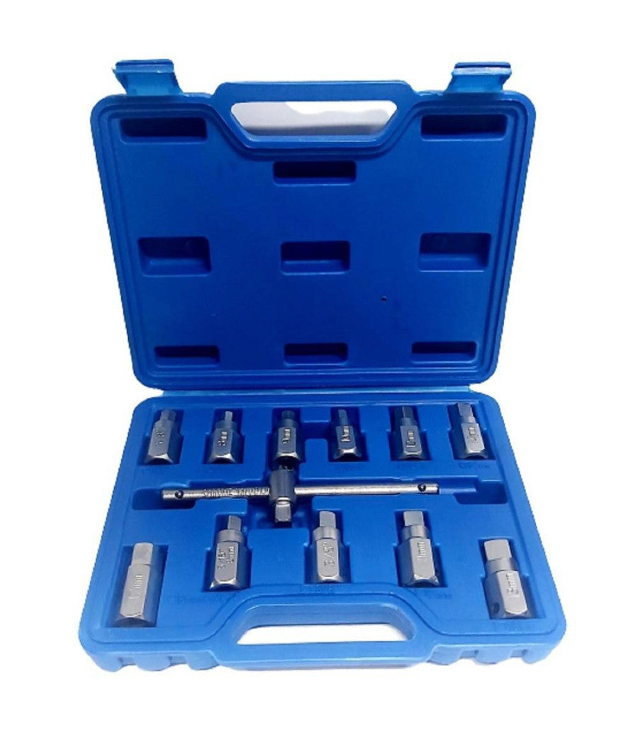 Chiave Del Carter Quadrato Ed Esagonale Set 12 Pezzi Chiavi Universali A Bussola         