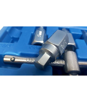 Chiave Del Carter Quadrato Ed Esagonale Set 12 Pezzi Chiavi Universali A Bussola         