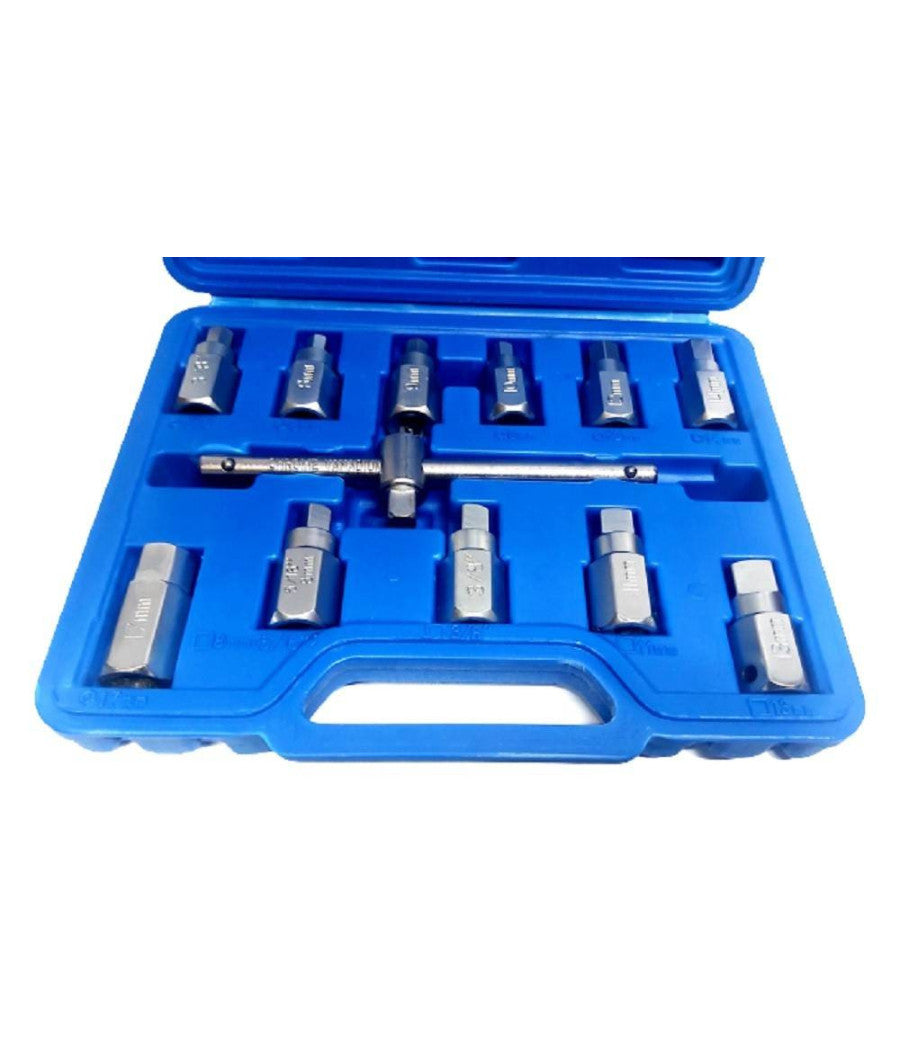 Chiave Del Carter Quadrato Ed Esagonale Set 12 Pezzi Chiavi Universali A Bussola         