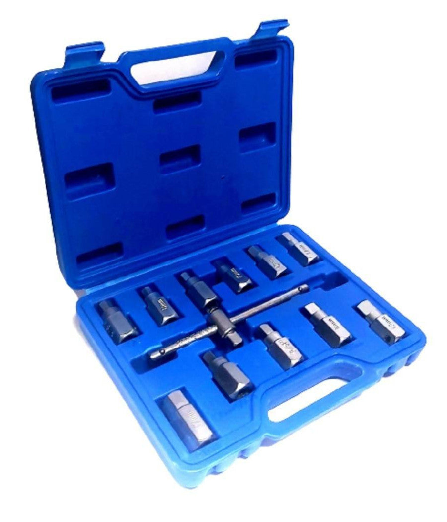 Chiave Del Carter Quadrato Ed Esagonale Set 12 Pezzi Chiavi Universali A Bussola         