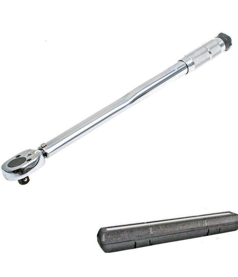 Chiave Dinamometrica Cricchetto 1/2'' 40-210 Nm Serraggio Reversibile 360mm         