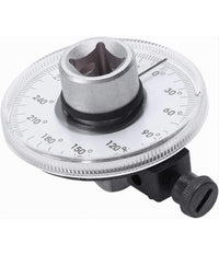 Chiave Dinamometrica Regolabile A 360° Gradi Attacco Da 1/2" Manometro Angolare         