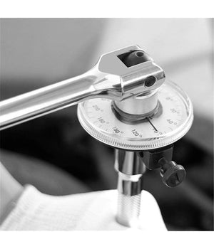 Chiave Dinamometrica Regolabile A 360° Gradi Attacco Da 1/2" Manometro Angolare         