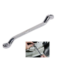 Chiave Fissa Poligonale Doppia Testa Curva 20-22mm Anello A Stella Cromata 91697         