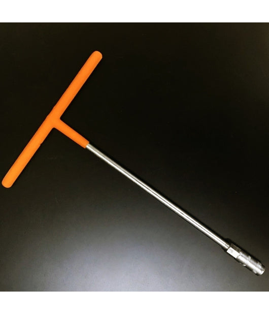 Chiave Manico A T Bocca Esagonale Femmina Bussola Poligonale Acciaio Rivestita         