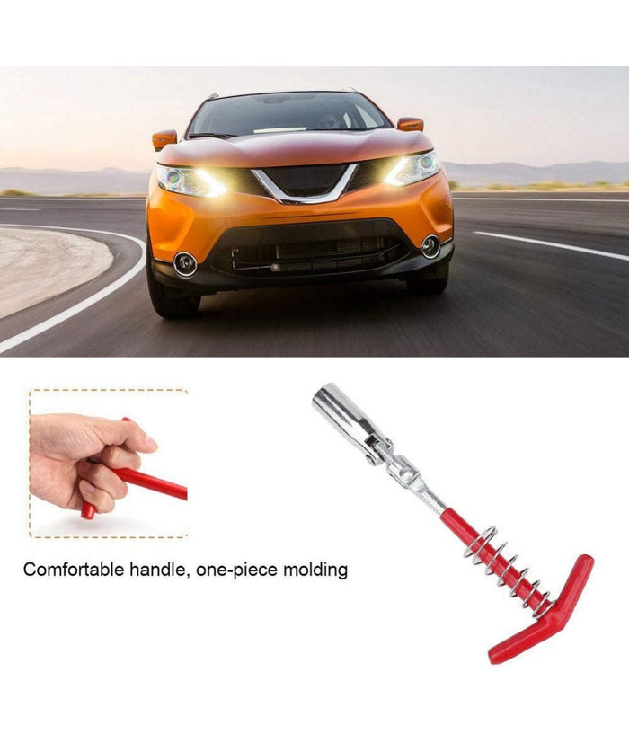 Chiave Per Candele Regolabile Impugnatura A T Riparazione Auto Presa Candela 16mm         