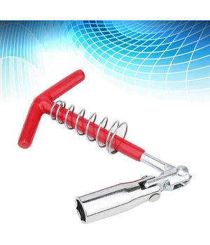 Chiave Per Candele Regolabile Impugnatura A T Riparazione Auto Presa Candela 16mm         