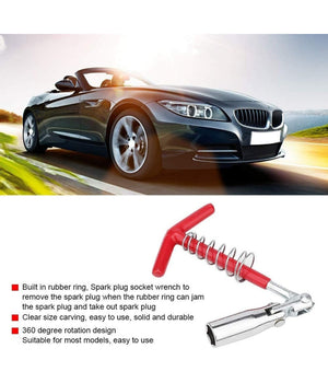 Chiave Per Candele Regolabile Impugnatura A T Riparazione Auto Presa Candela 16mm         
