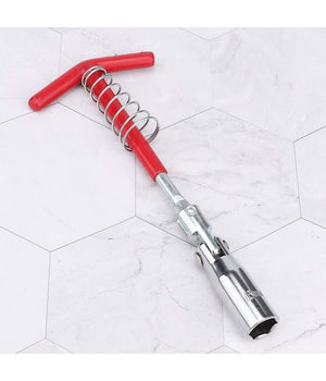 Chiave Per Candele Regolabile Impugnatura A T Riparazione Auto Presa Candela 16mm         