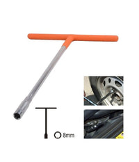 Chiave Poligonale Impugnatura Tipo A T Da 8 Mm Con Bussola Esagonale Cr-v 91604         