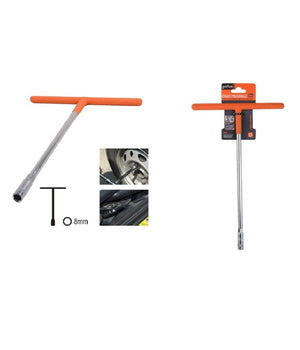 Chiave Poligonale Impugnatura Tipo A T Da 8 Mm Con Bussola Esagonale Cr-v 91604         