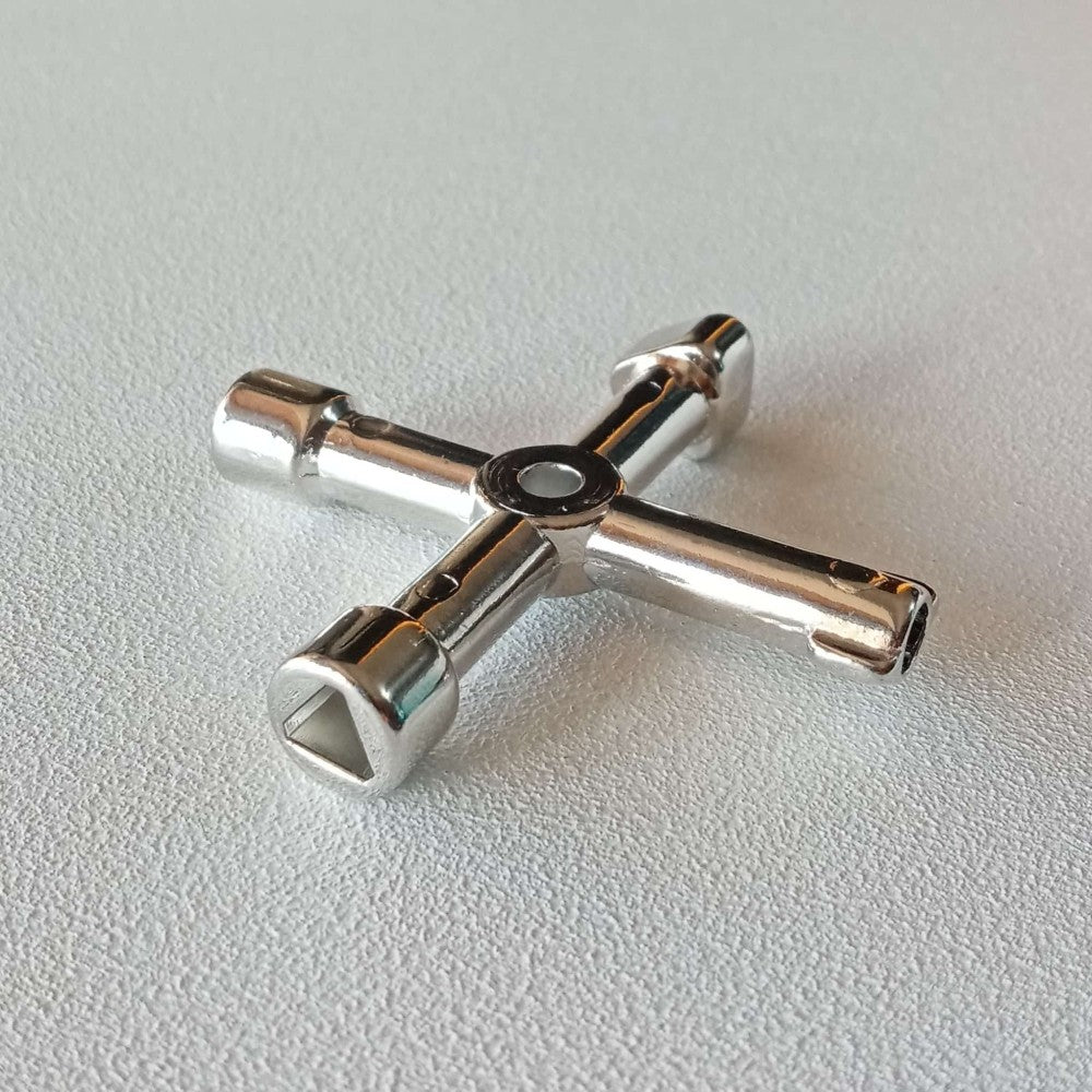 Chiave universale metallica per contatore acqua luce e gas