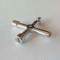 Chiave universale metallica per contatore acqua luce e gas